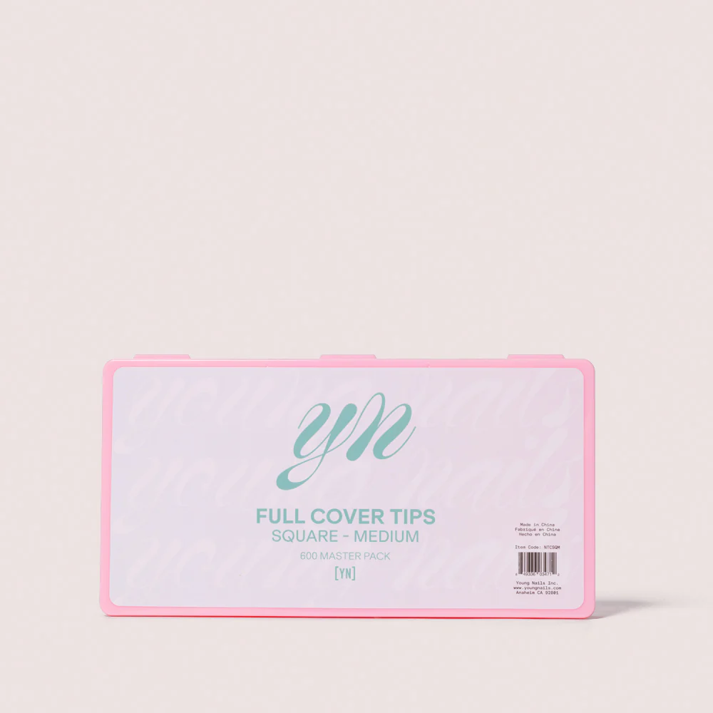 Full Cover Tips, Square Medium, 600 Master Pack